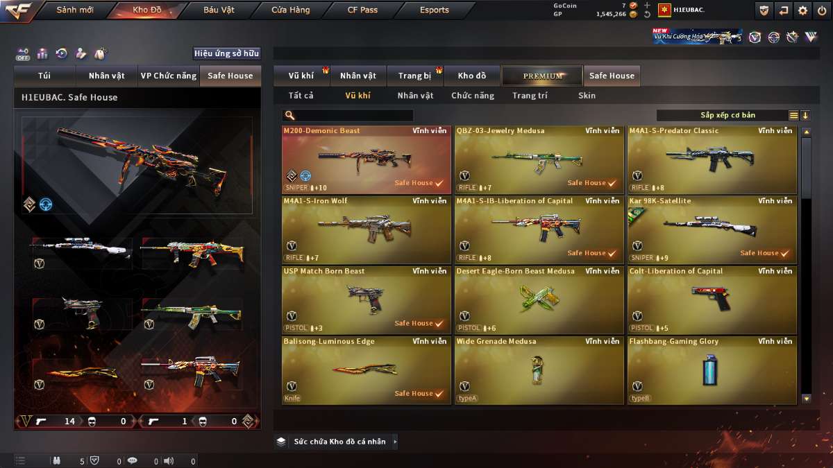 shop acc cf uy tin gia re